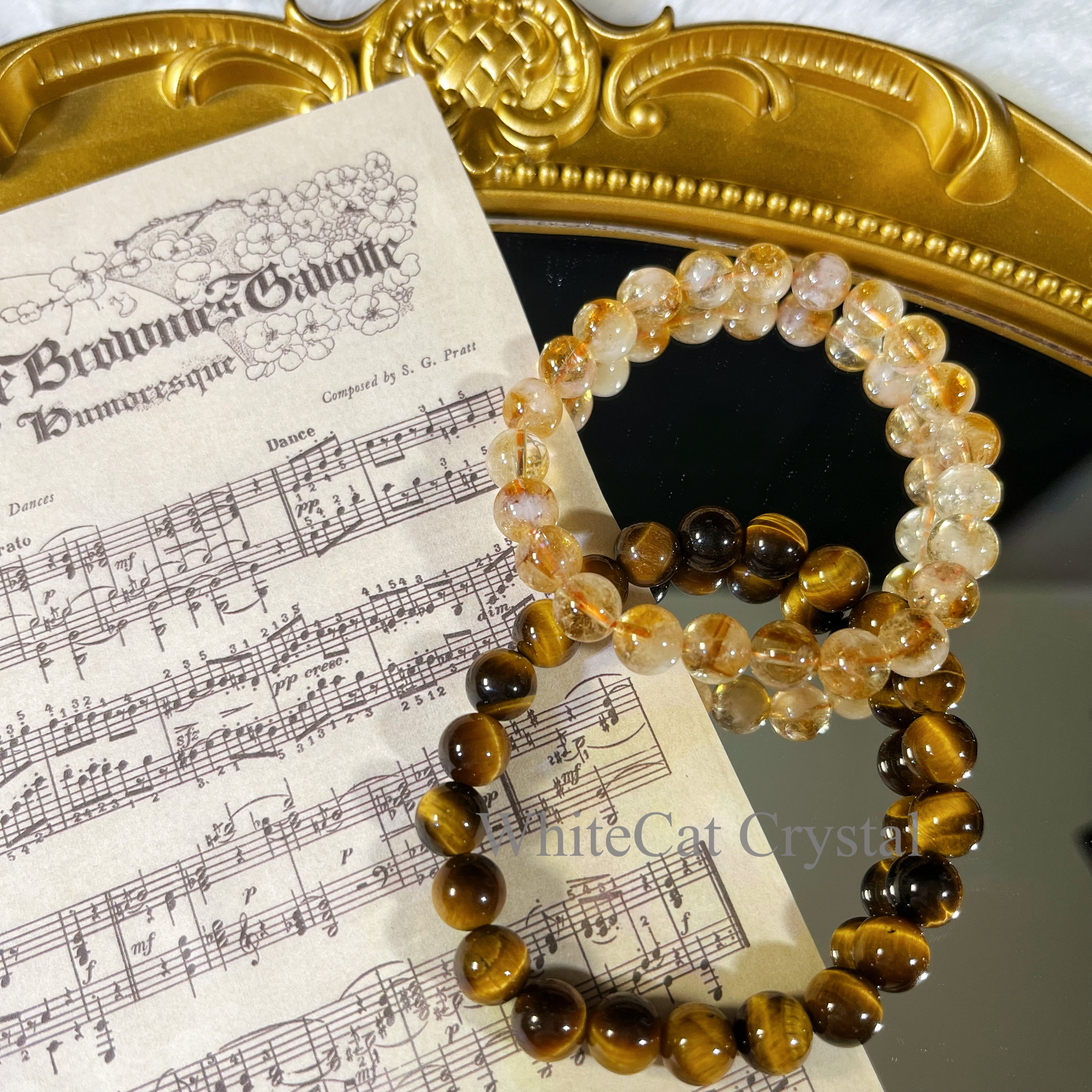 Tiger's Eye & Golden Crystal
