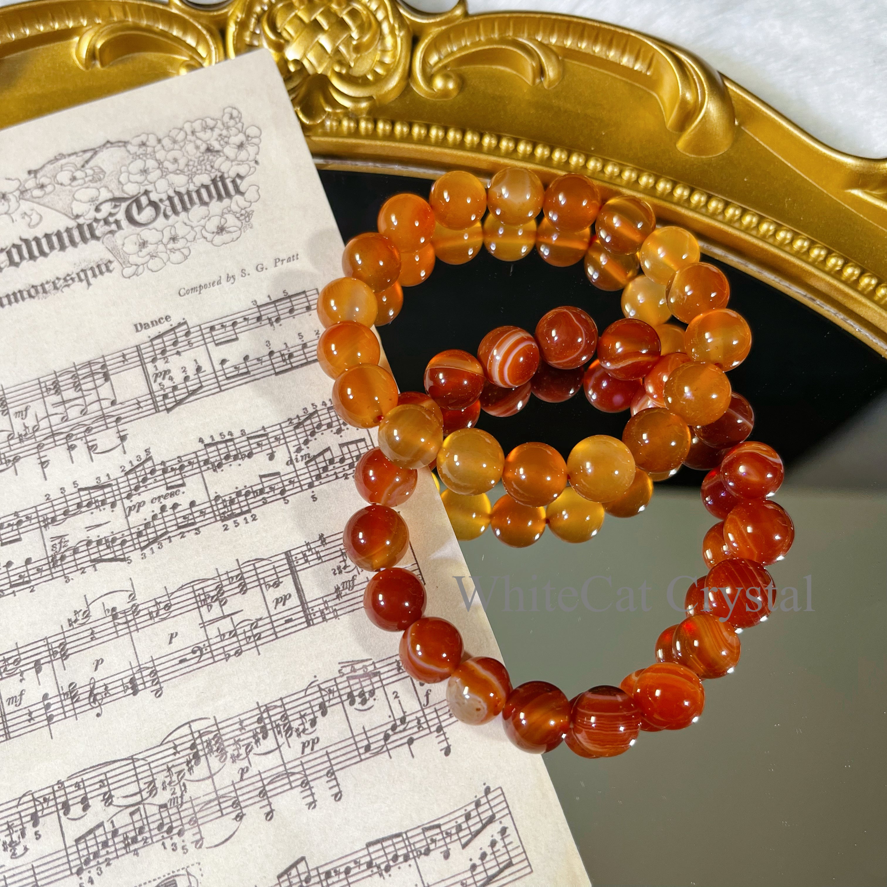 Natural Agate & Red Banded Agate