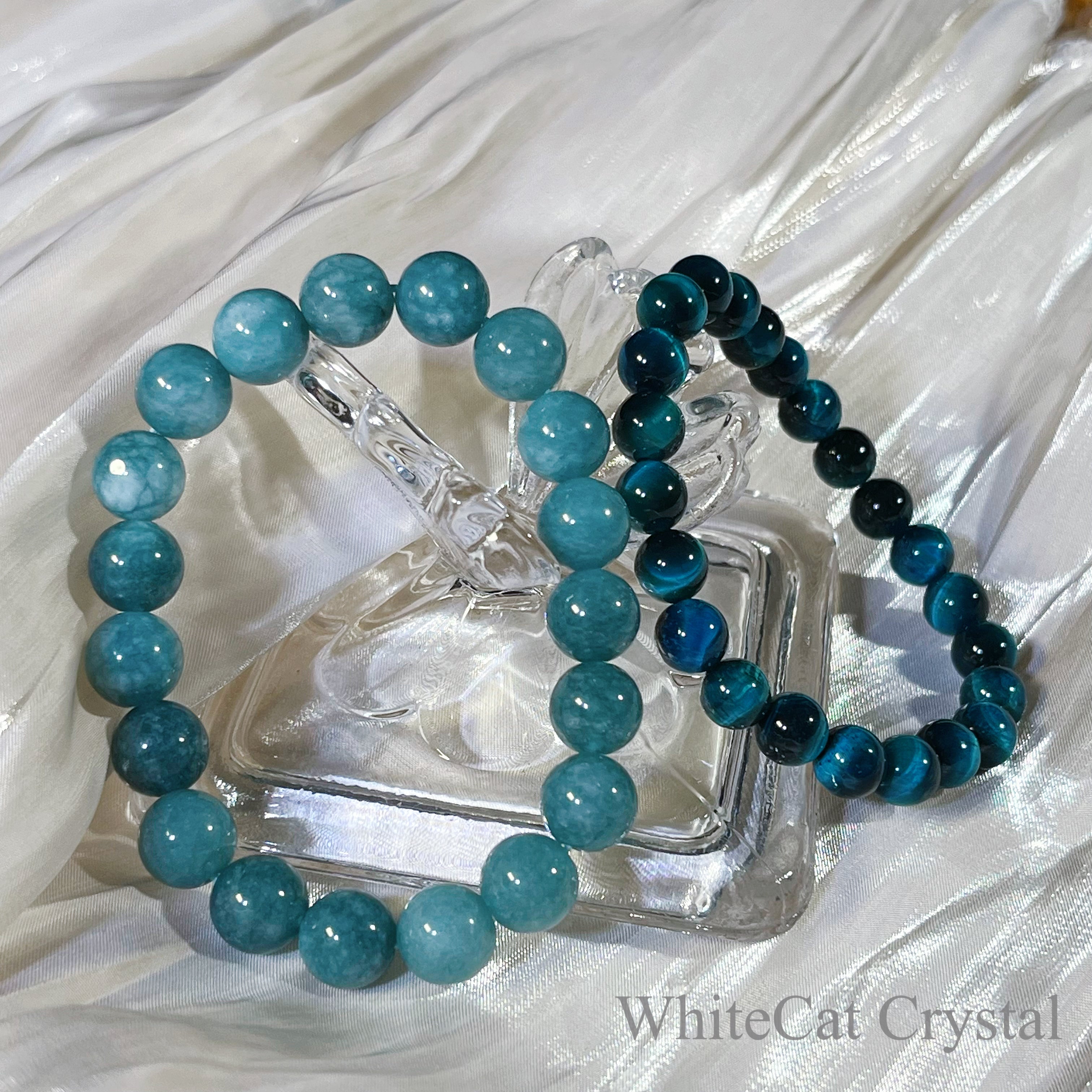 Aquamarine  & Ocean Tiger's Eye