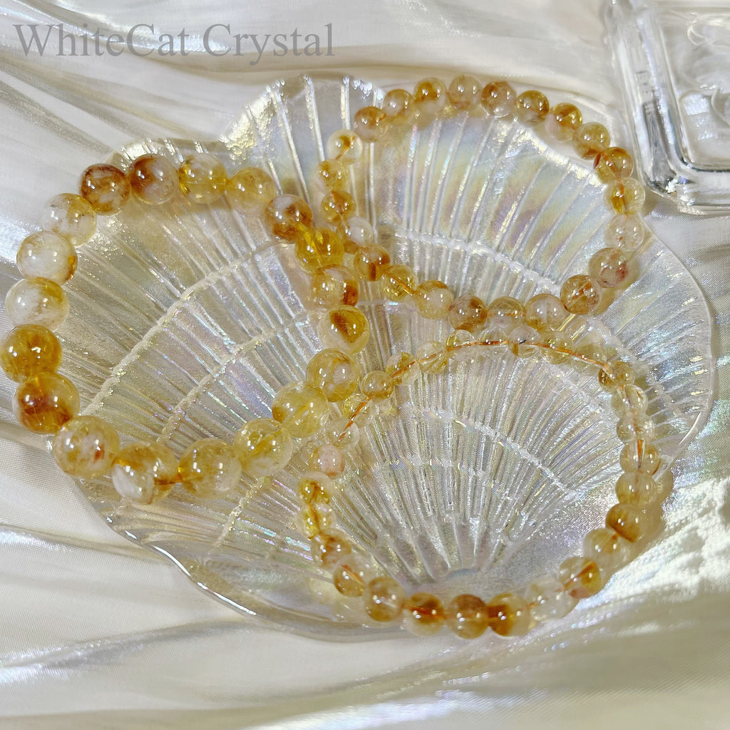 Sakura Agate & Golden Crystal