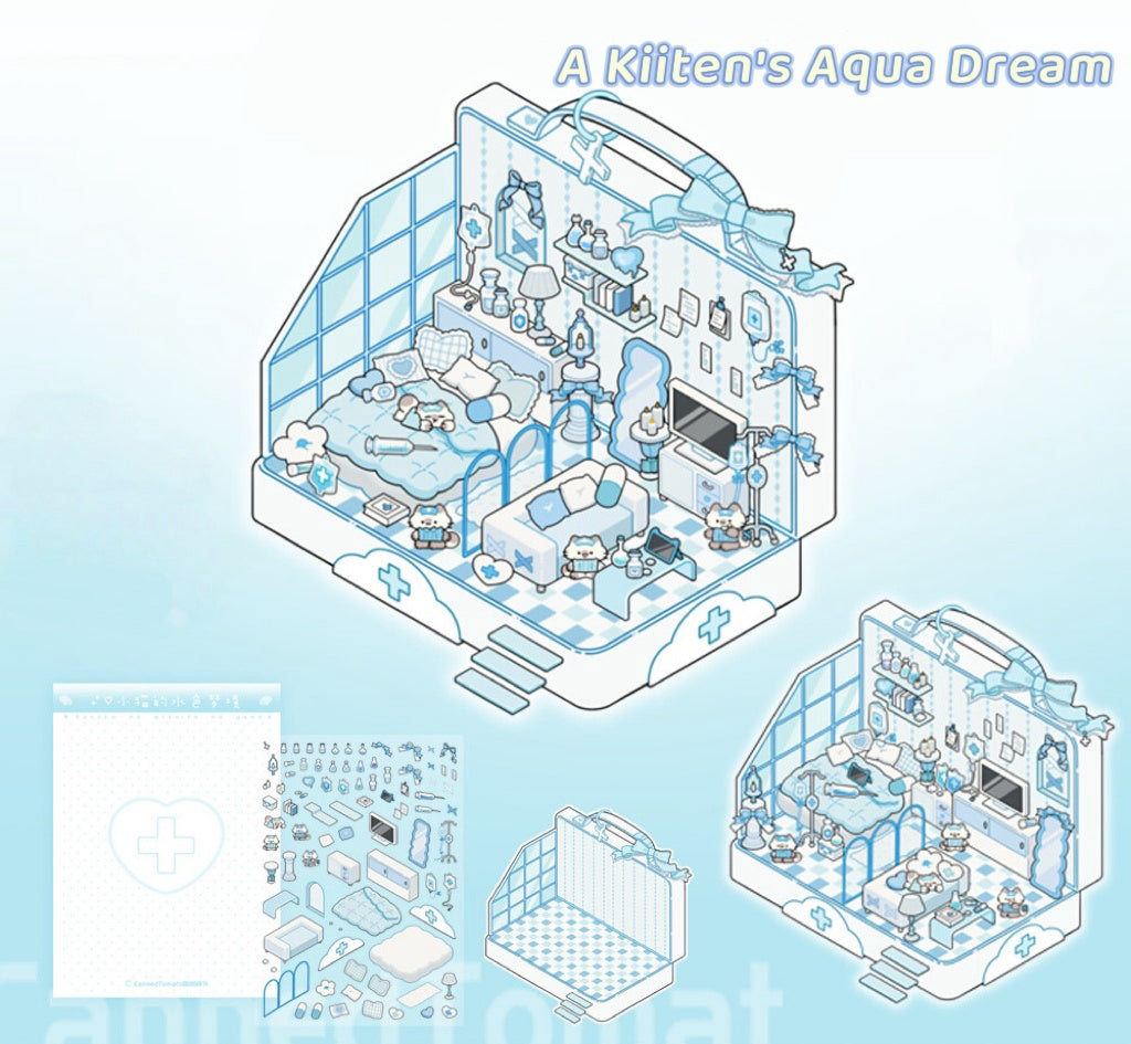 A Kitten s Aqua Dream