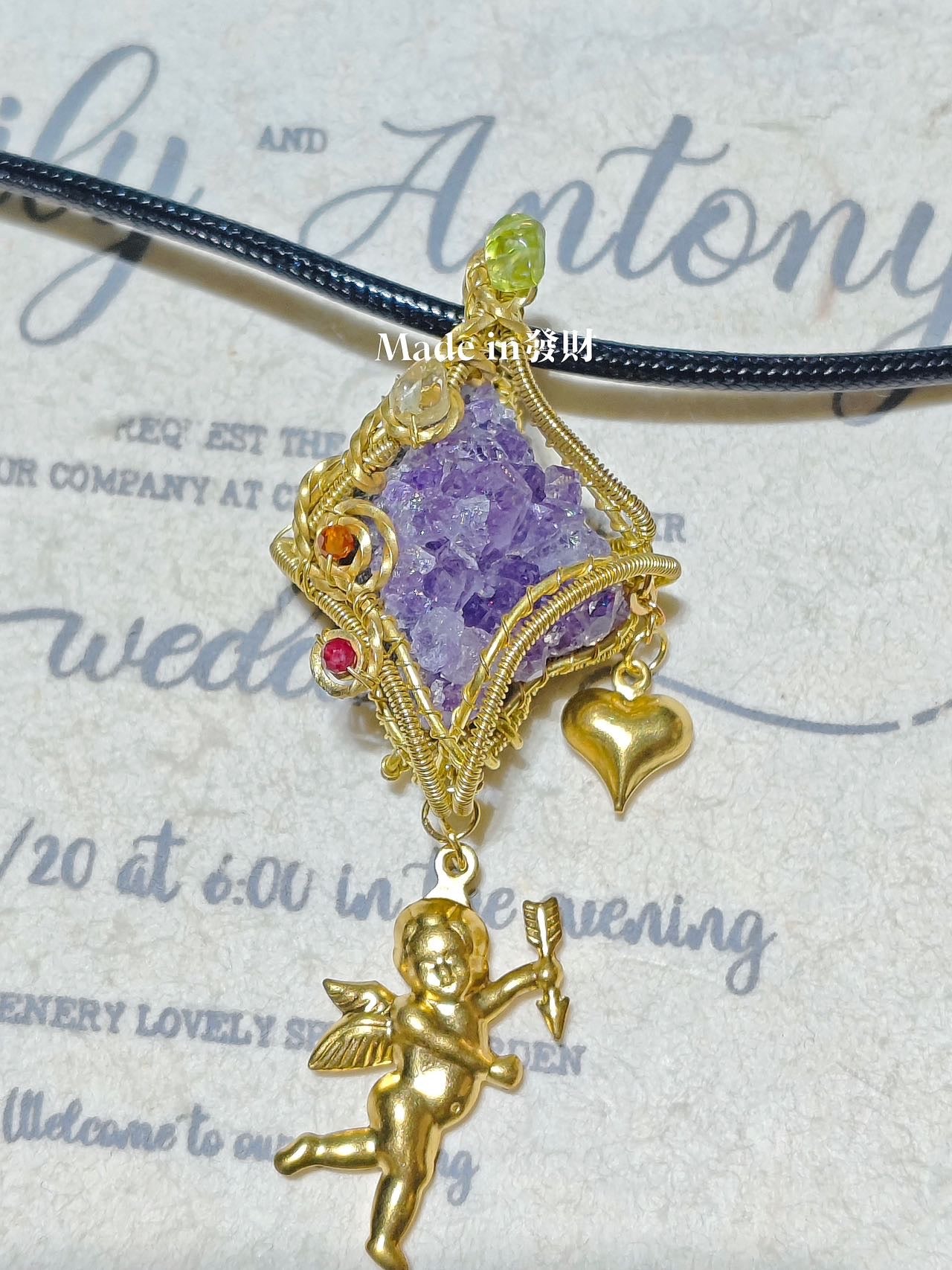 [100% HANDMADE]Purple Angle