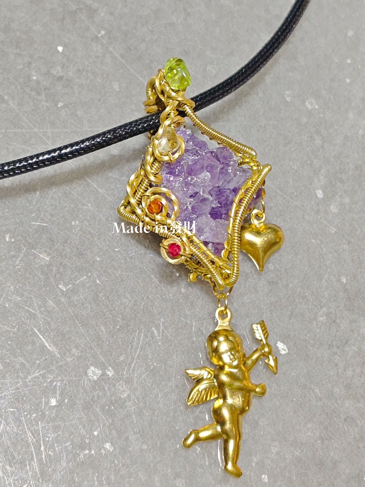 [100% HANDMADE]Purple Angle