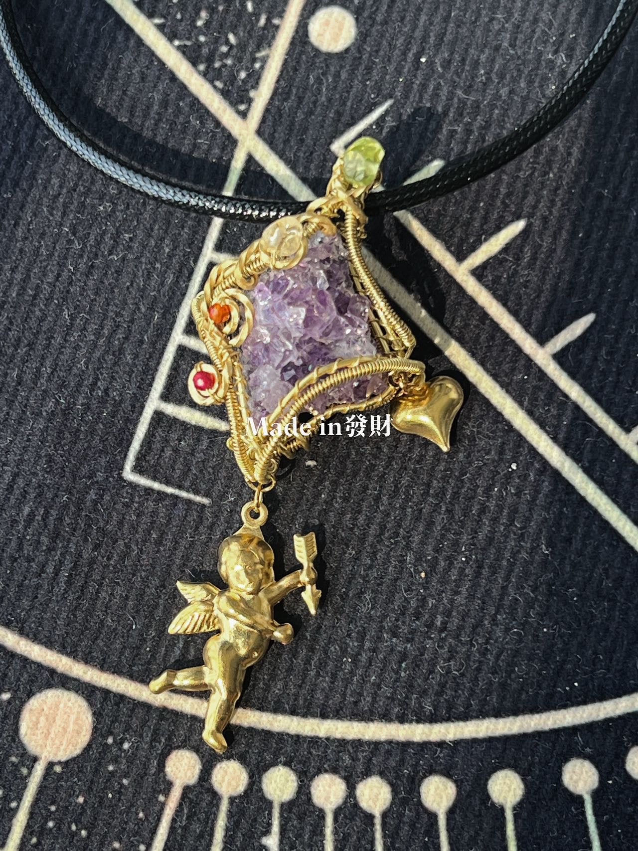 [100% HANDMADE]Purple Angle