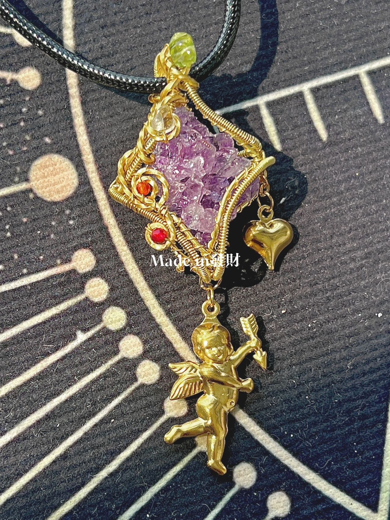 [100% HANDMADE]Purple Angle