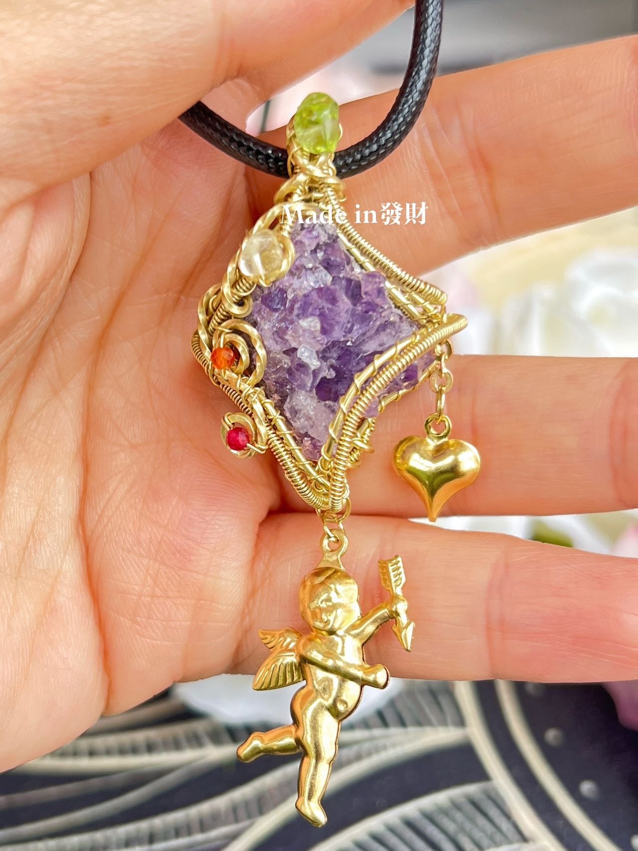 [100% HANDMADE]Purple Angle