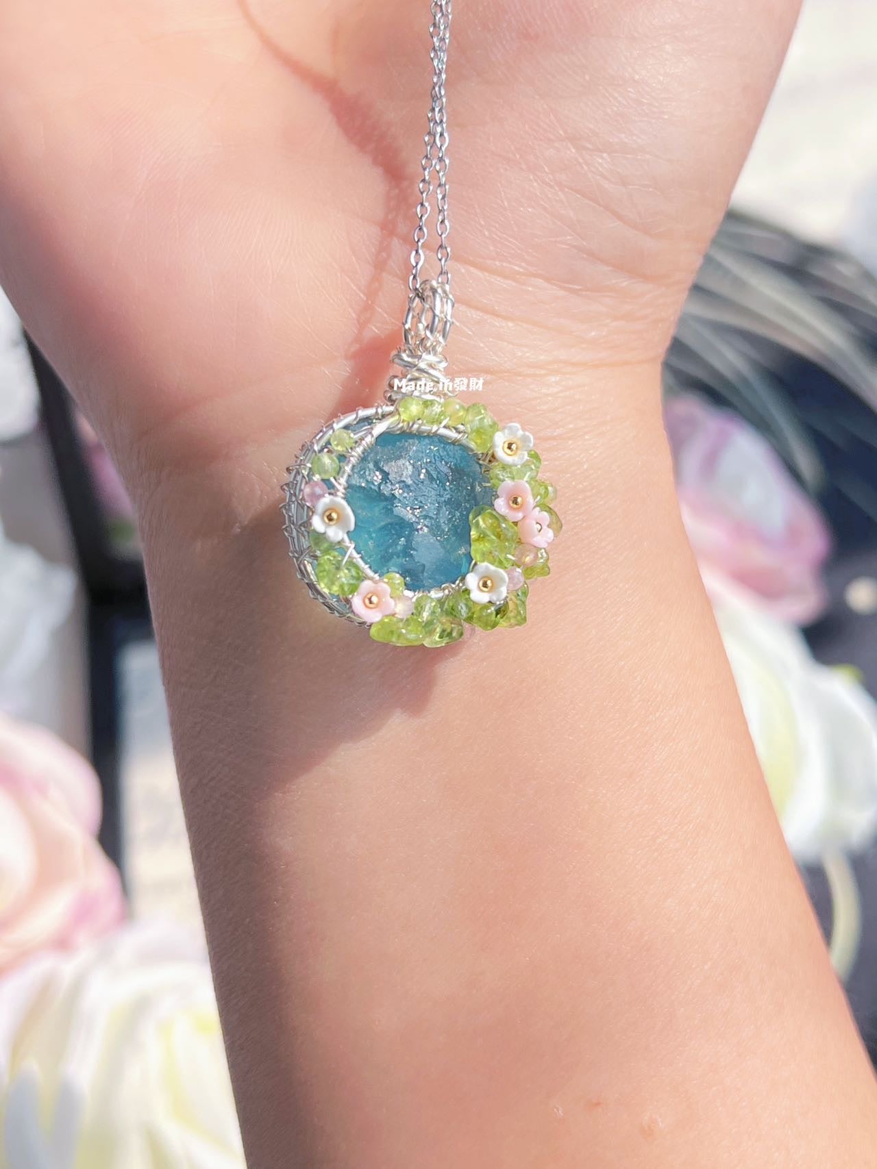 [100% HANDMADE]Spring Dessert Aquamarine